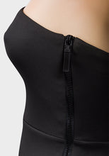 Load image into Gallery viewer, TOP SHOP / BANDEAU MINI DRESS IN BLACK
