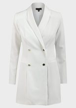 Load image into Gallery viewer, LIPSY LADIES DOUBLE BREASTED JACKET IN IVORY
