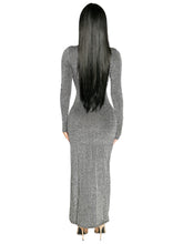 Load image into Gallery viewer, NAKED WARDROBE &#39;GLOW OFF DRESS&#39; IN LIGHT BLACK
