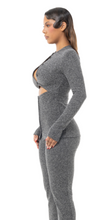 Load image into Gallery viewer, COUCOO LONG SLEEVE DOUBLE PEEKABOO TOP
